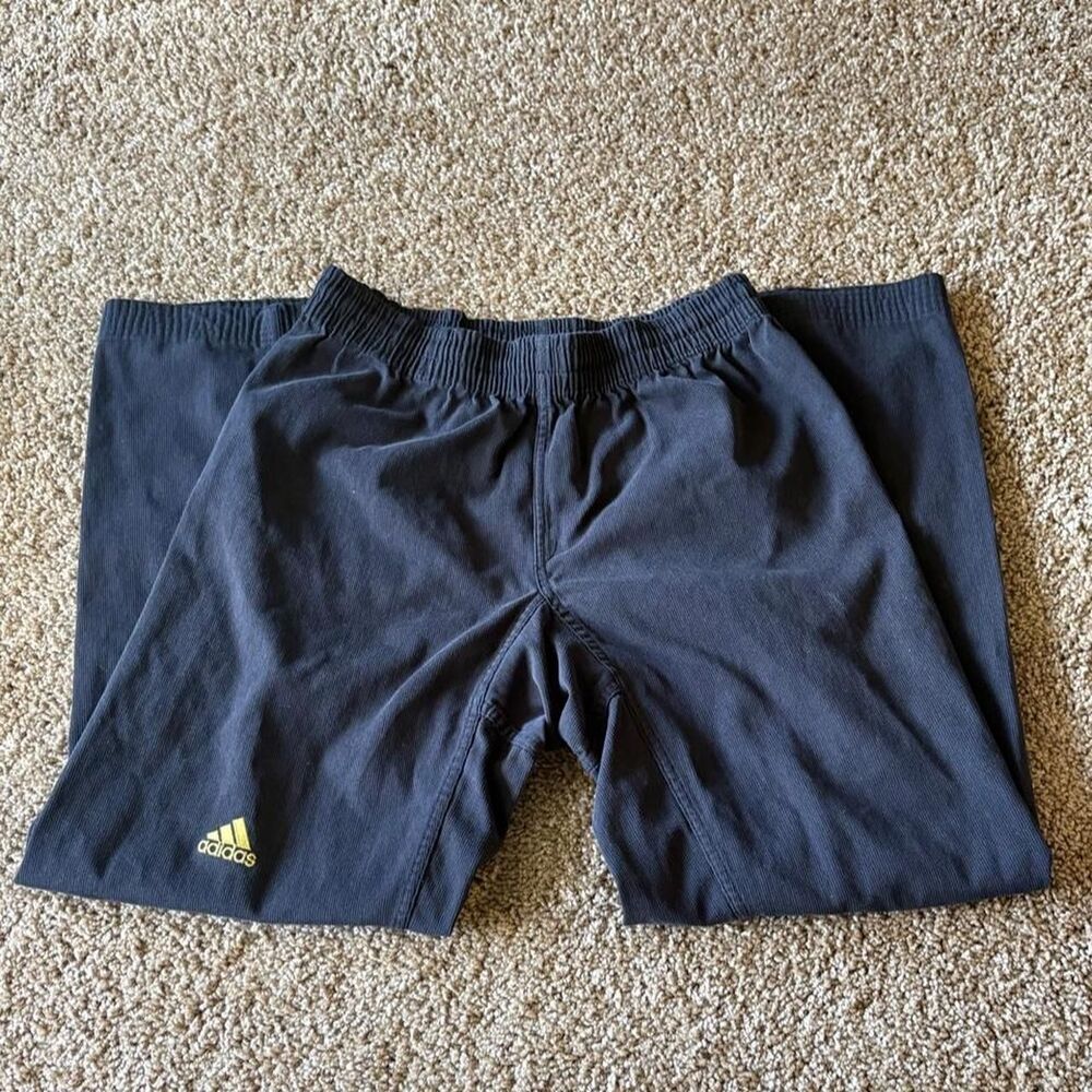 Adidas Men's black cuordory pants